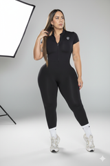 RESTOCK Enterizo Largo Activewear Manga y Zipper