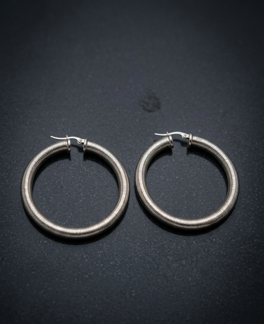Argollas Silver Línea Turca Hand-Made
