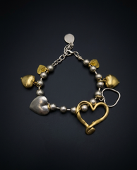 Pulsera Corazones Línea Turca Hand-Made
