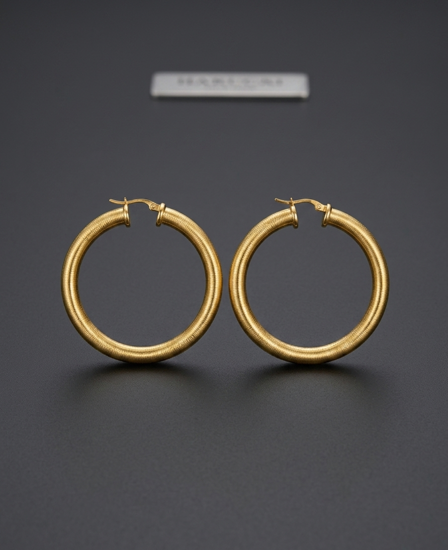 Argollas Doradas Línea Turca Hand-Made