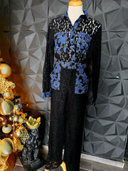 Set Black Lace & Denim