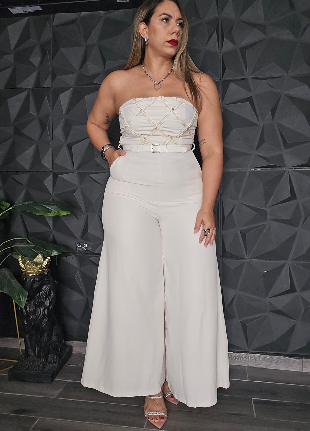 Jumpsuit Beige