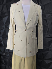 Blazer Apliqué Amarillo