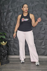 Tropical PR Black Tank Top