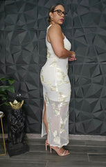 Traje Flowers Ivory