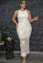 Traje Flowers Ivory