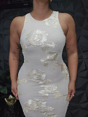 Traje Flowers Ivory