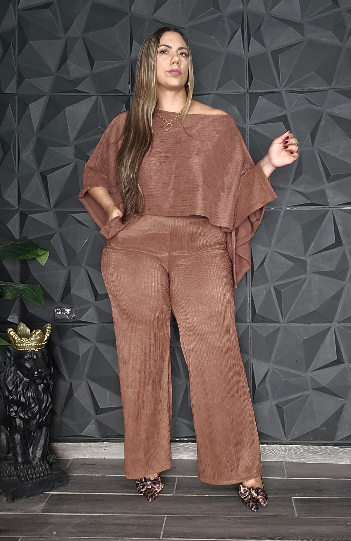 Set Chocolate Texturizado con Top