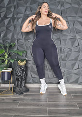 Enterizo Activewear Black & White
