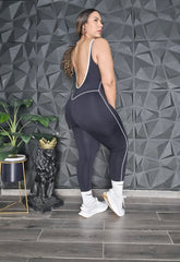 Enterizo Activewear Black & White