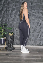 Enterizo Activewear Black & White