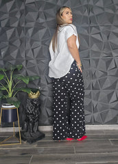 Pantalón Polka Dot Negro & Blanco Expandes