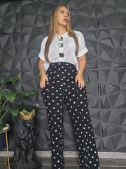 Pantalón Polka Dot Negro & Blanco Expandes