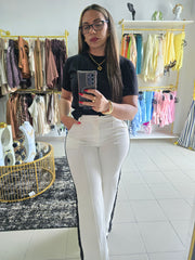 Pantalón Ivory Línea tejida Línea colombiana Strech