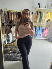 Camisa Básica Camel Línea Colombiana strech