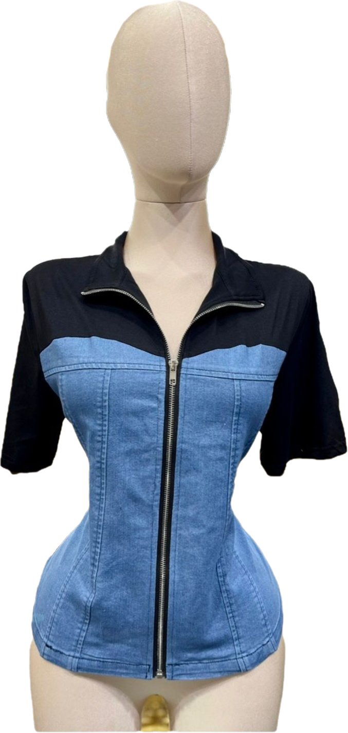 Camisa Denim Black
