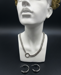 Hoops Silver Stainless Steel