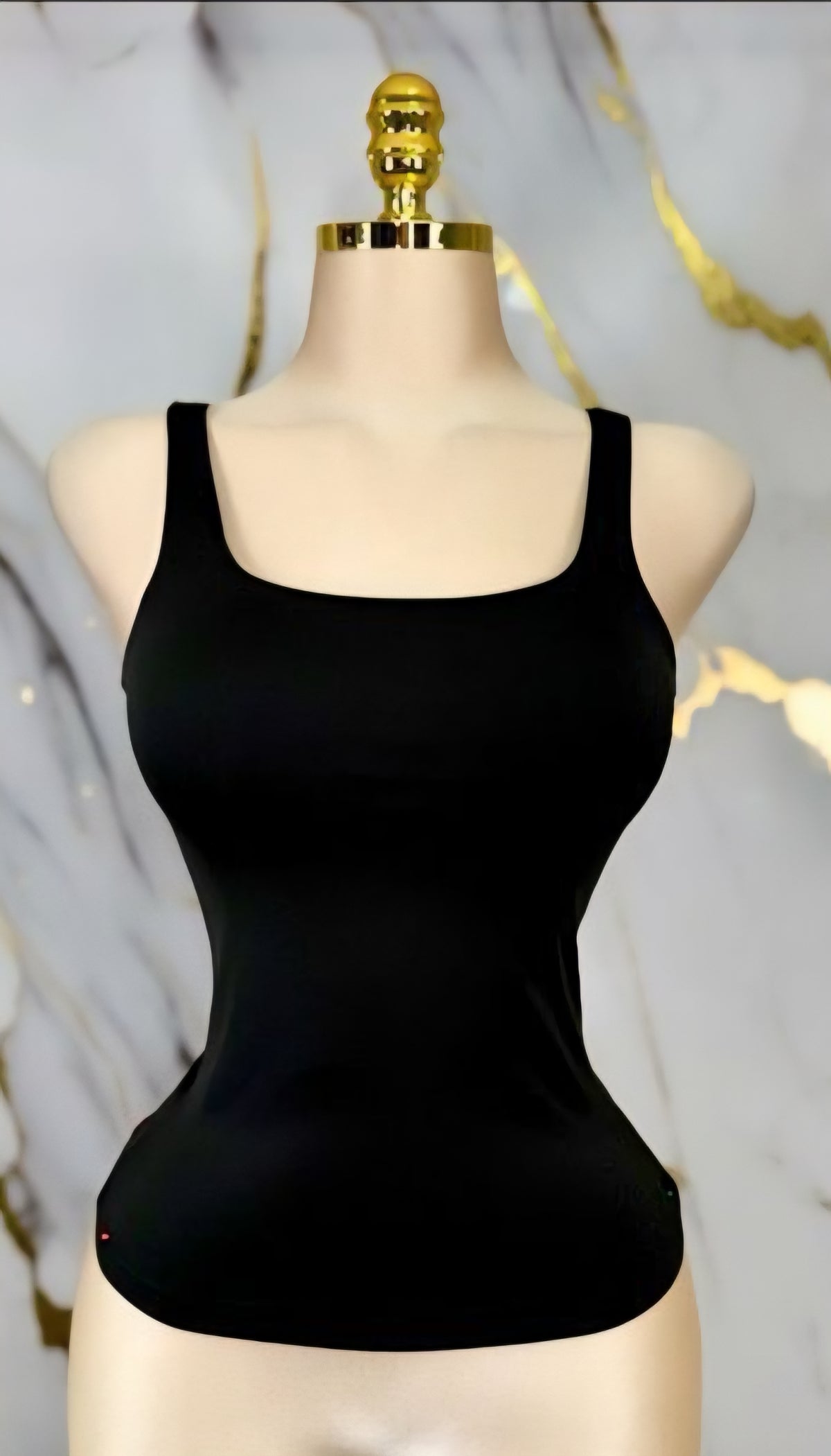 Camisa Básica Negra Tipo Fajita