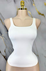 Camisa Básica Blanca Tipo Fajita