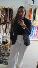 Vest Oversized Negro