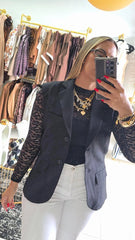 Vest Oversized Negro