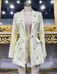 Blazer Apliqué Amarillo