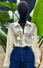 Camisa Manga larga Flowers