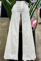 Mahón Perlas & Lace Blanco