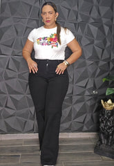 Tropical PR Top con mangas