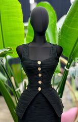 Set de falda & vest negro