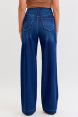 Mahón Cintura Alta Pull-On Wide Leg