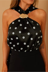 Jumpsuit Polka Dot Strech