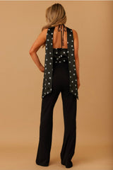 Jumpsuit Polka Dot Strech