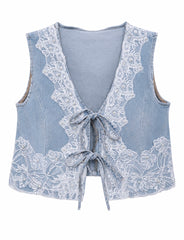Vest Mahón & Lace y Perlas