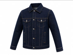 Jacket en mahón azul oscuro
