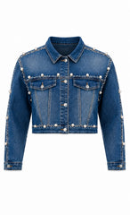Jacket Mahón Con Perlas