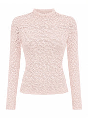 Camisa Lace Rosa Línea Colombiana