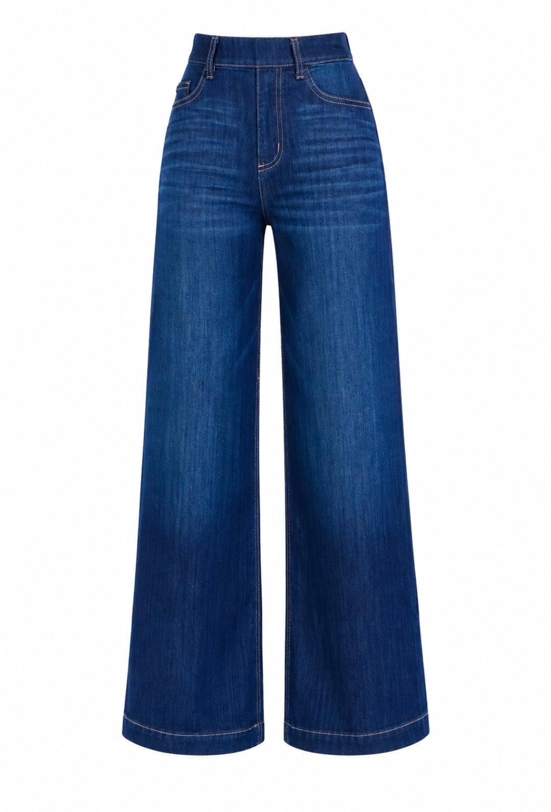 Mahón Cintura Alta Pull-On Wide Leg