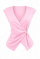 Camisa V Rosa
