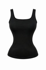Camisa Básica Negra Tipo Fajita