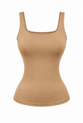 Camisa Básica Beige Tipo Fajita