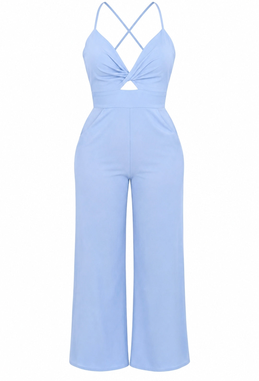 Enterizo Cruzado Baby Blue Línea Colombiana