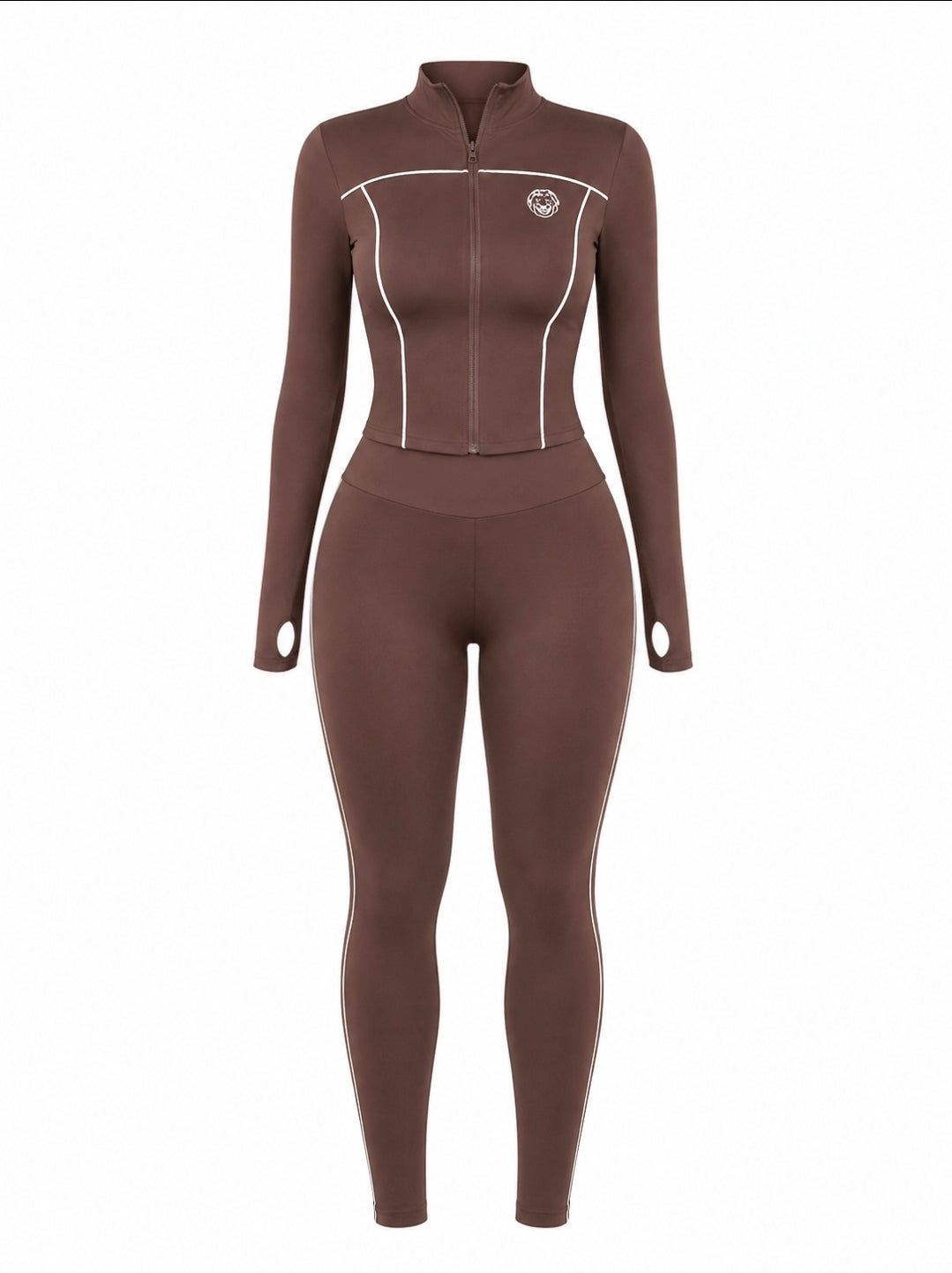 Set Activewear Marrón Jacket & Leggin