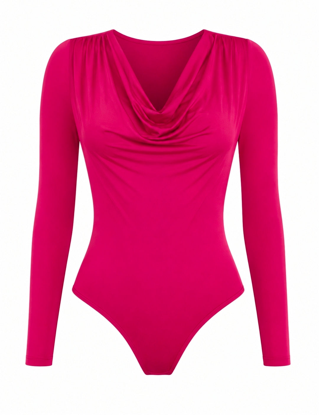 Body Manga Larga Vino tela Strech