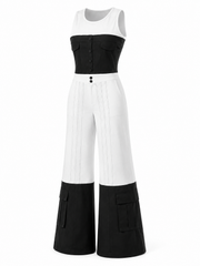 Set Bicolor Blanco & Café Colombiano One size