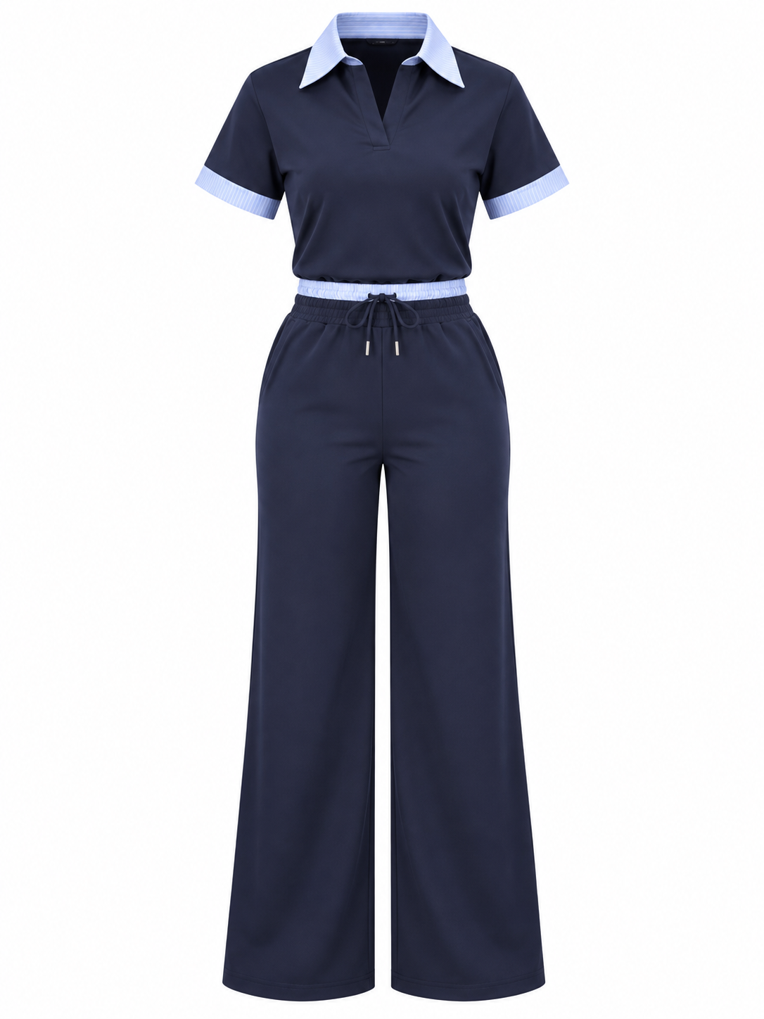 Set Navy & Baby Blue Stripe Línea Colombiana