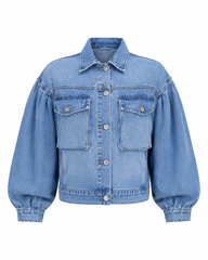 Bomber Denim Jacket Colombiano One size