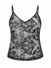Camisa Lace Negra Colombiana