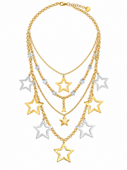 Collar Layer Estrellas Línea Turca Hand-Made