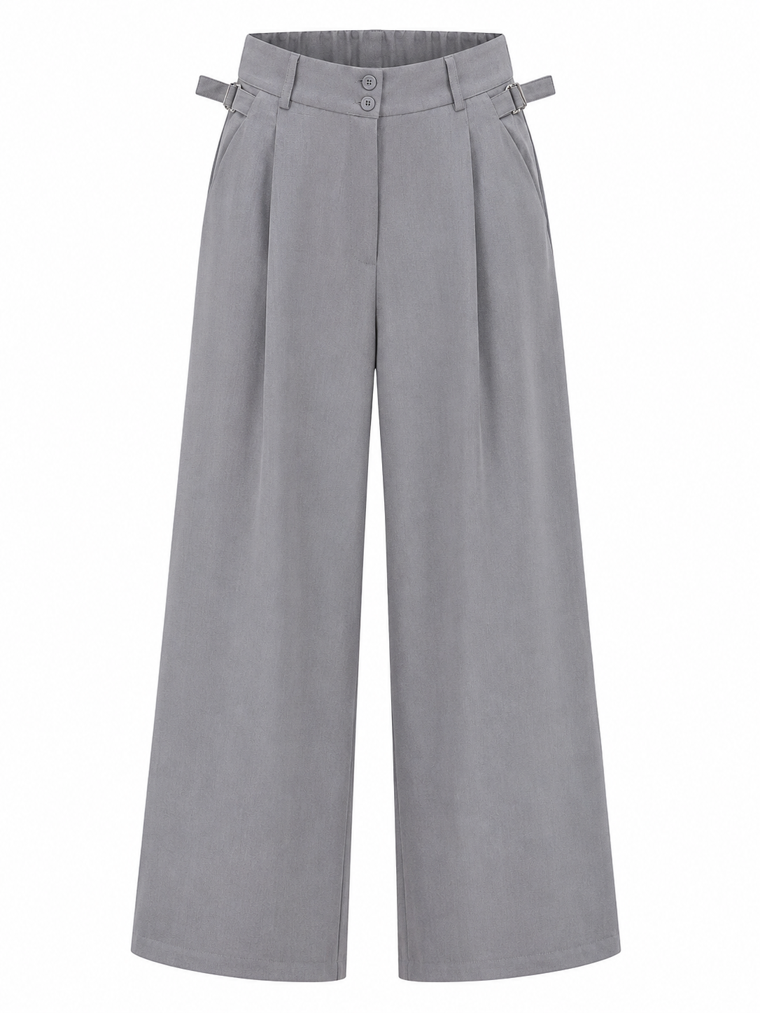 Pantalón Gris Wide Leg Colombiano
